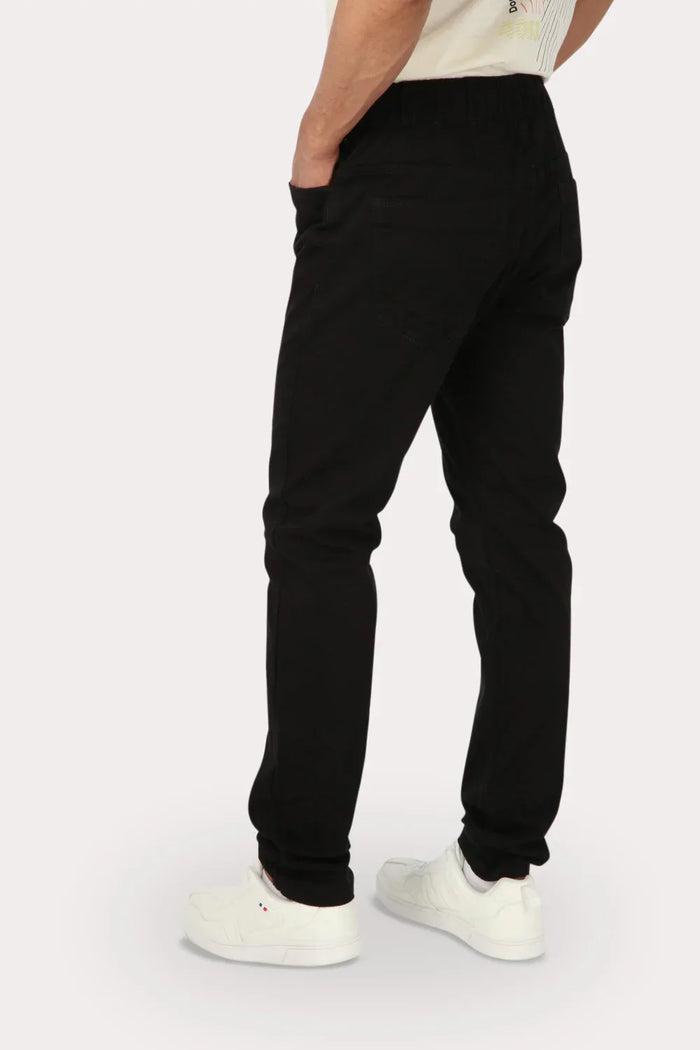 Pantalon Jogger Canvas 1 Negro Gangster - Gangster