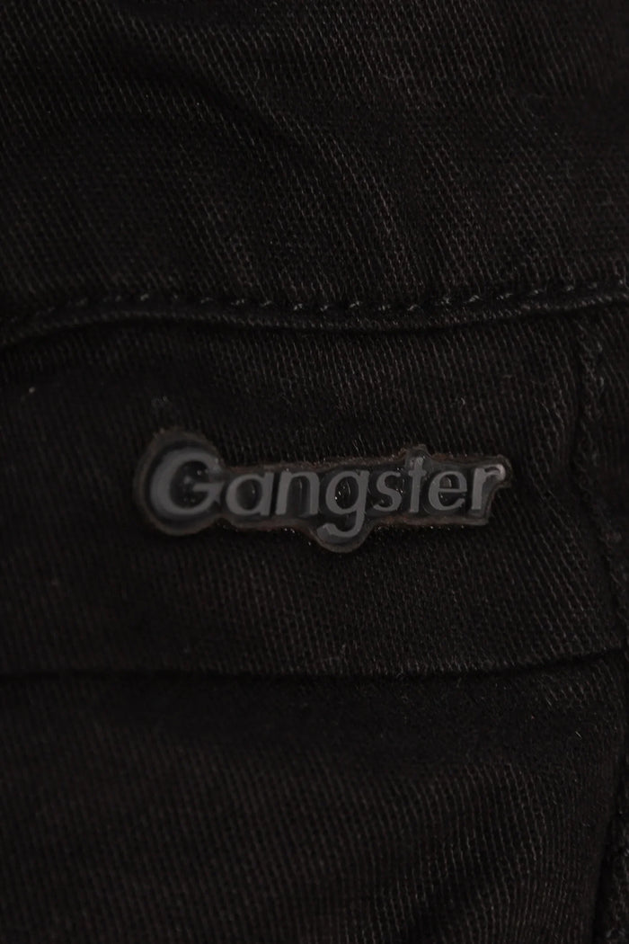 Pantalon Jogger Canvas 1 Negro Gangster - Gangster