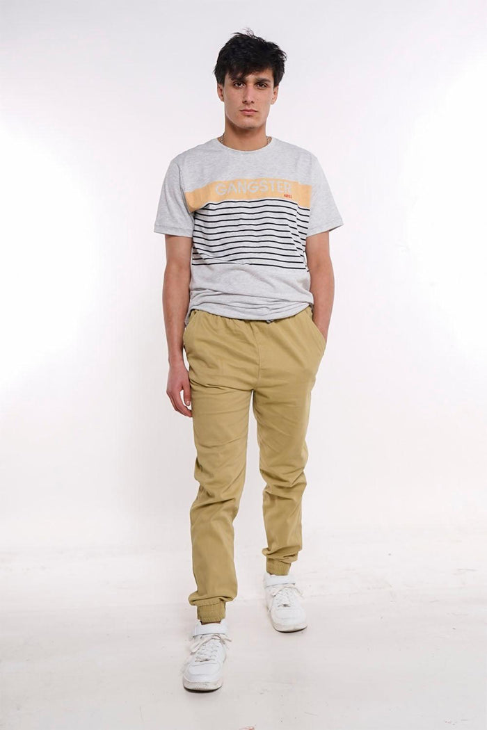 Pantalon Jogger Canvas Over Kaki Gangster - Gangster