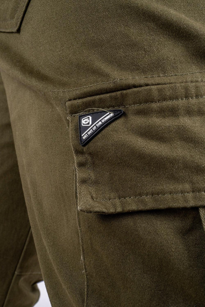 Pantalon Jogger Canvas Parachute Verde Gangster - Gangster