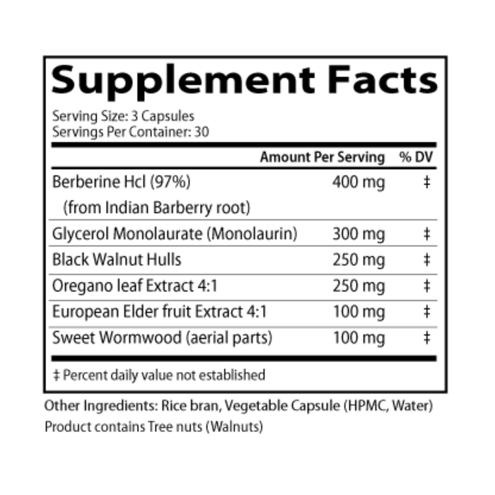 PathoGuard’s targeted formula supports the body's immune system in addressing bacteria, worms, parasites, and viruses. It supports the immune system and healthy gastrointestinal function.