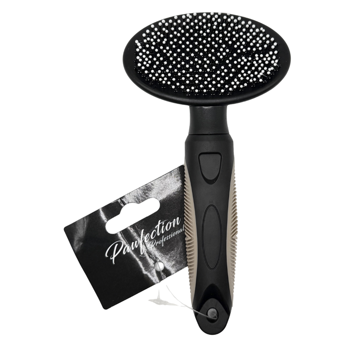 Pawfection Professional Angled Oval Ball Tip Slicker Brush