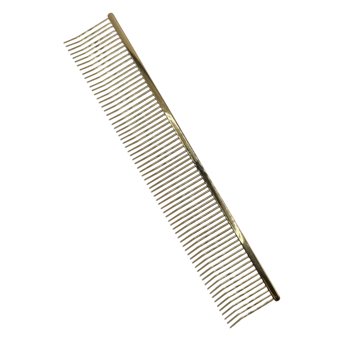 Pawfection Professional Bent Tip Titanium Comb 8.5"