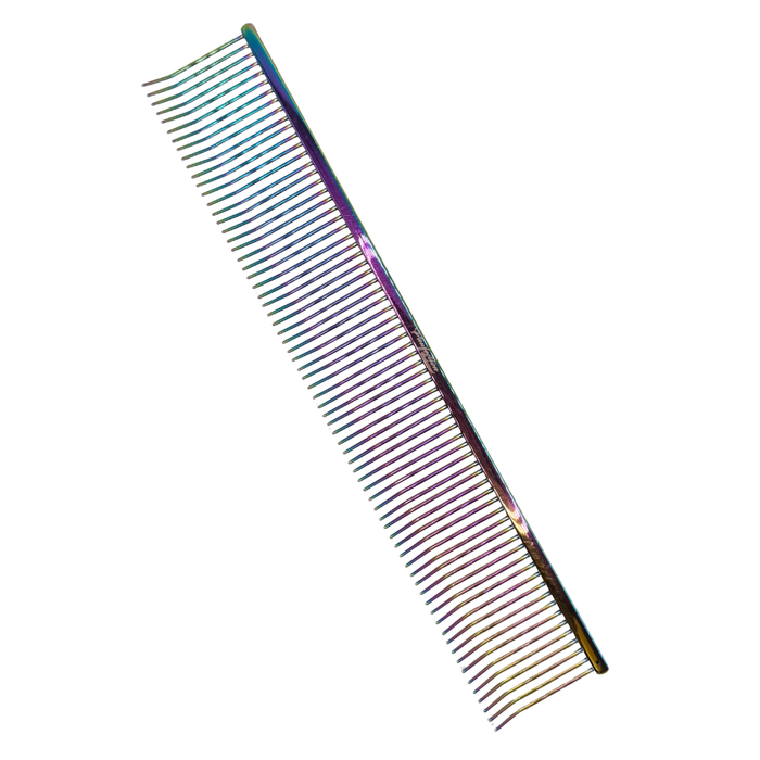 Pawfection Professional Bent Tip Titanium Comb 8.5"