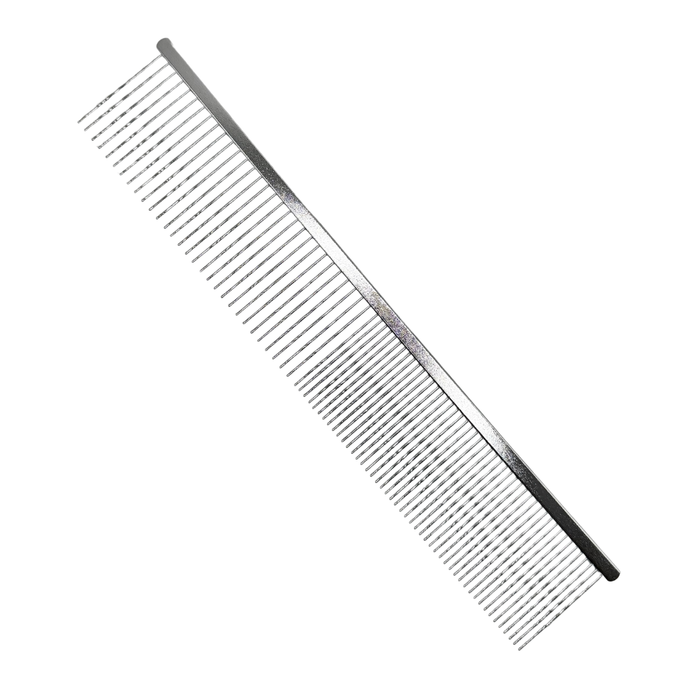 Pawfection Professional Coarse/Medium Silver Comb 9.75"