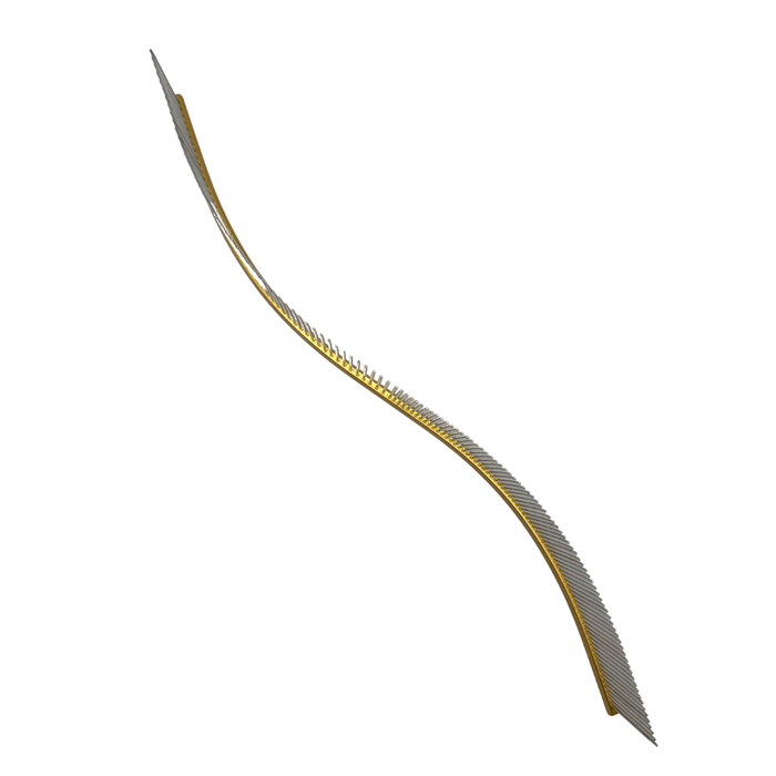 Pawfection Professional Med/Fine Gold Wave Comb 11"