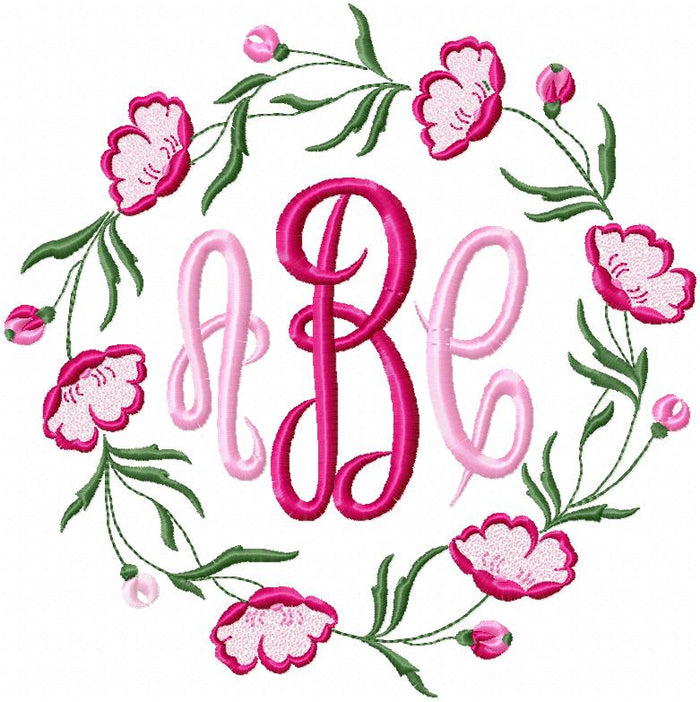PEONY CIRCLE FRAME