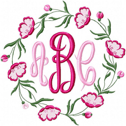 PEONY CIRCLE FRAME