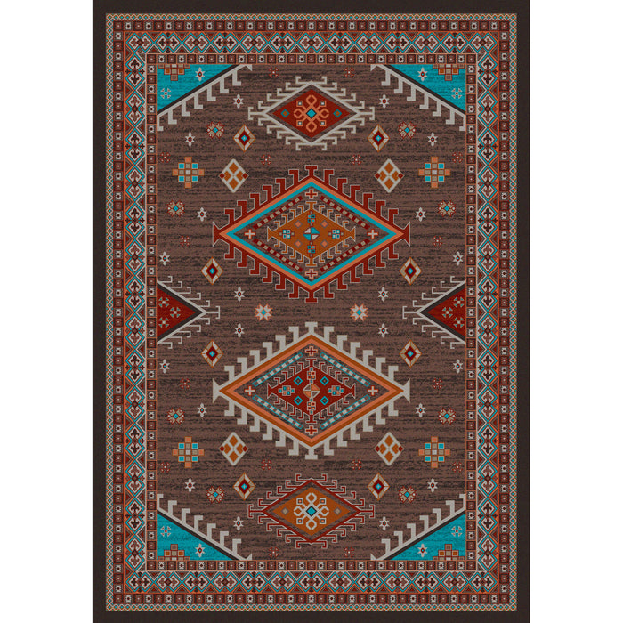 Image of an area rug, Persian Southwest - Brown