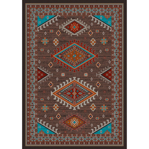 Image of an area rug, Persian Southwest - Brown