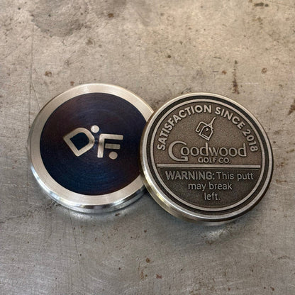 Personalized Tobacco Tin ball marker image 1