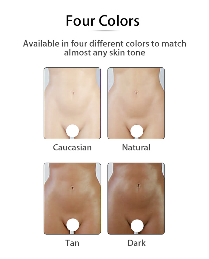 Silicone female bodysuit with padded girdle and D cup, seamless design, back entry, by Inthemask by Moli’s, zero touch, Petit brand new.