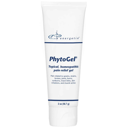 PhytoGel® is a homeopathic, topical gel in an aloe base for pain and the effects of injury and burns. It is one of the staples of the natural home remedy kit with applications for skin, muscles, bones and joints.