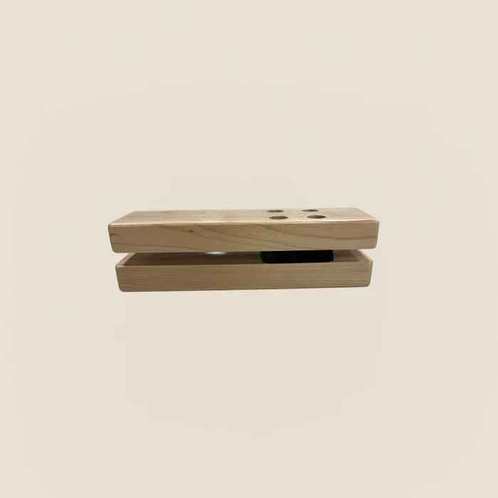 Wooden sandwich block spring mount replacement part for Gratz Pilates reformer.