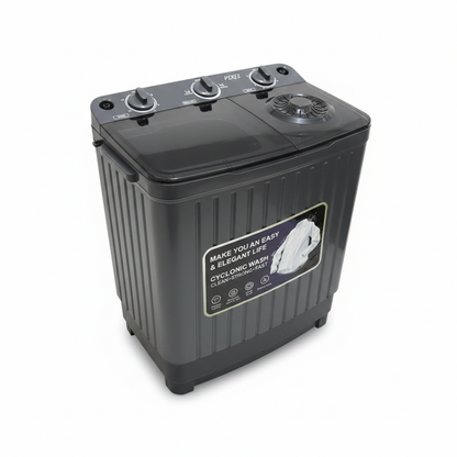 Pixel 6kg Twin Tub Washing Machine - White Background