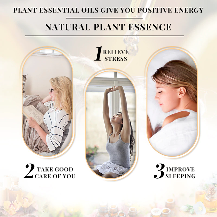 Plant Essence 100% Pure Essential Aromatherapy Oil 10ML with Dropper