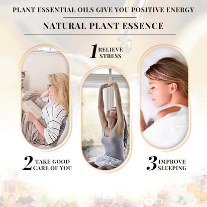 Plant Essence 100% Pure Essential Aromatherapy Oil 10ML with Dropper