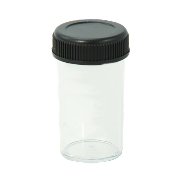 Plastic Container Case for Microscope Objective Lens with RMS Thread, SKU MA02061201, three quarter front view