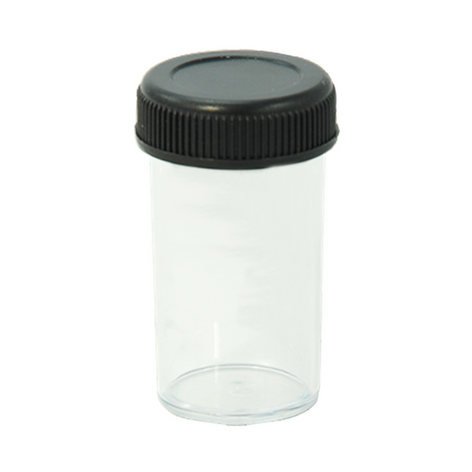 Plastic Container Case for Microscope Objective Lens with RMS Thread, SKU MA02061201, three quarter front view