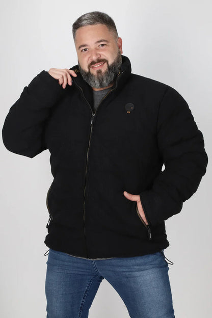 Plus Chaqueta Cotele Chicago Negro Gangster - Gangster