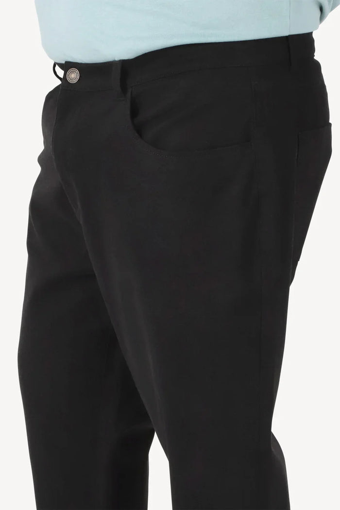 Plus Pantalon Canvas Liso Castle Negro - Gangster