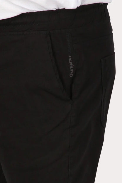 Plus Pantalon Jogger Canvas 0 Negro Gangster - Gangster