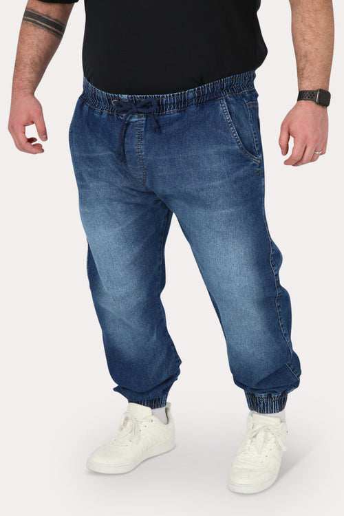 Plus Pantalon Jogger Denim 0 Azul Gangster - Gangster