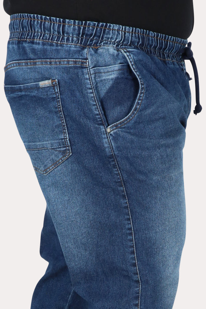 Plus Pantalon Jogger Denim 0 Azul Gangster - Gangster