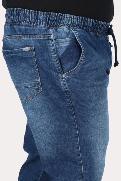 Plus Pantalon Jogger Denim 0 Azul Gangster - Gangster