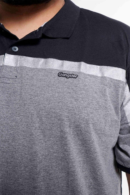 Plus Polera Cuello Dynamo Negro - Gangster