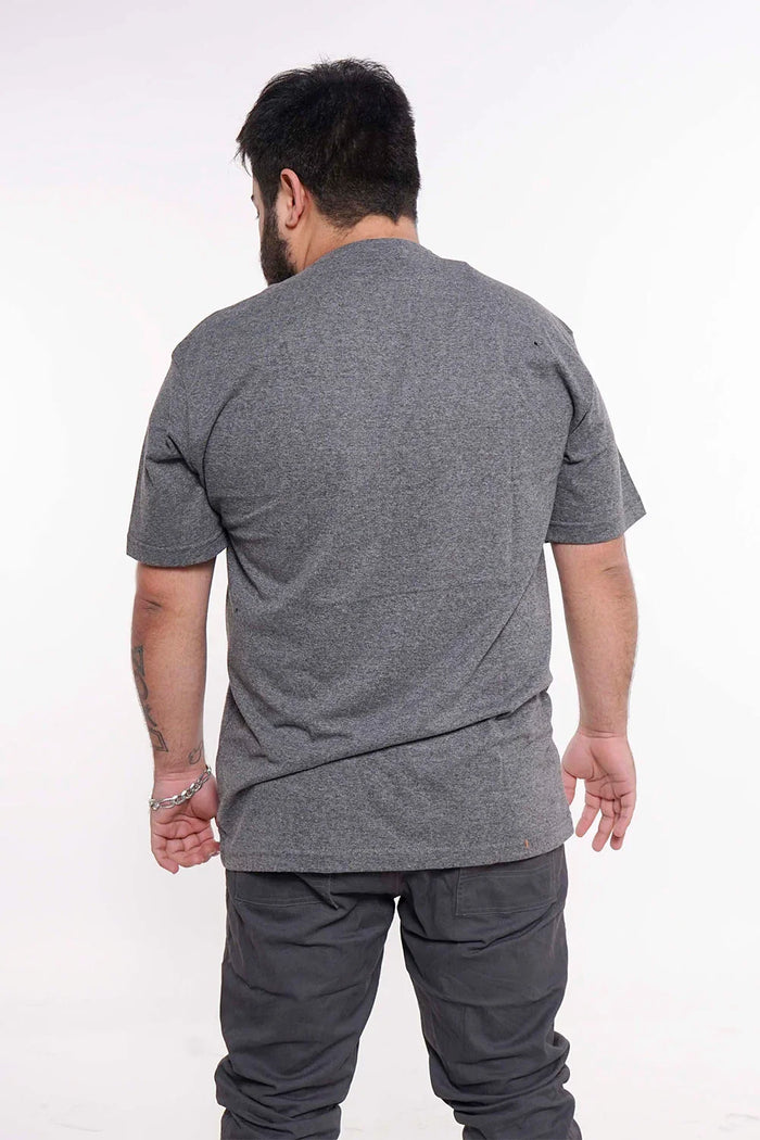 Plus Polera Mc Básica 4053G Gris Gangster - Gangster
