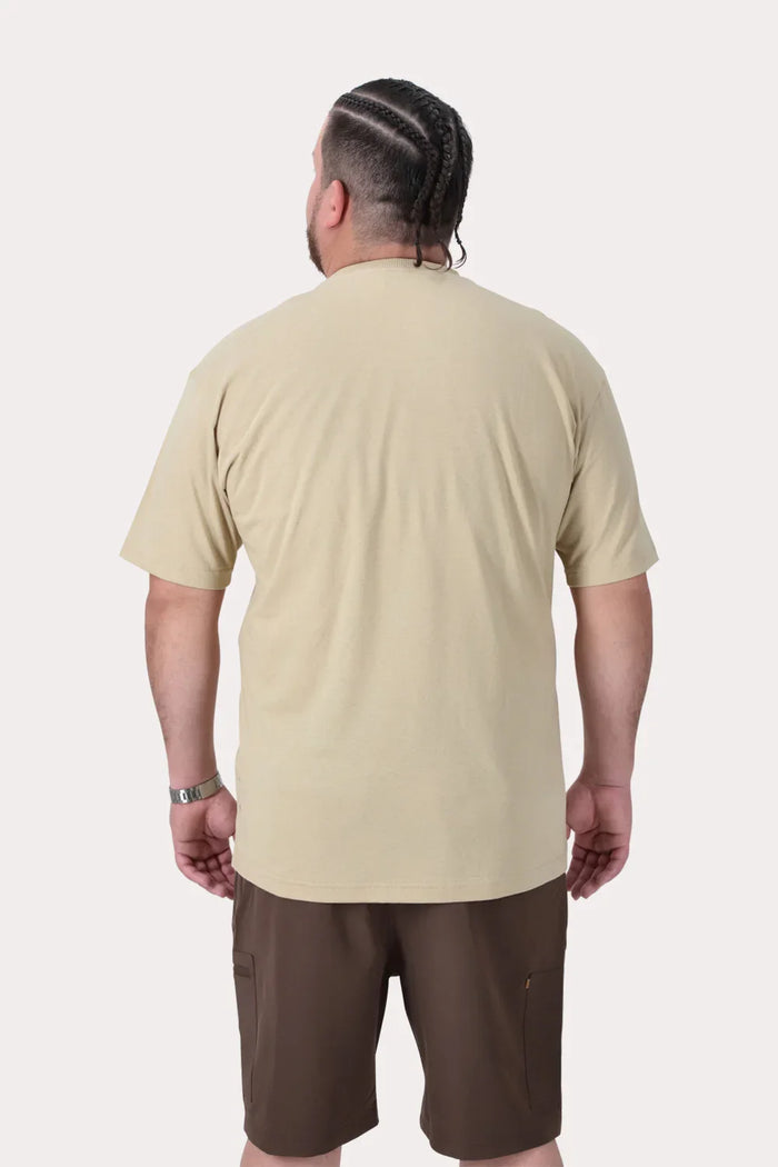 Plus Polera MC Basica Compton Beige - Gangster