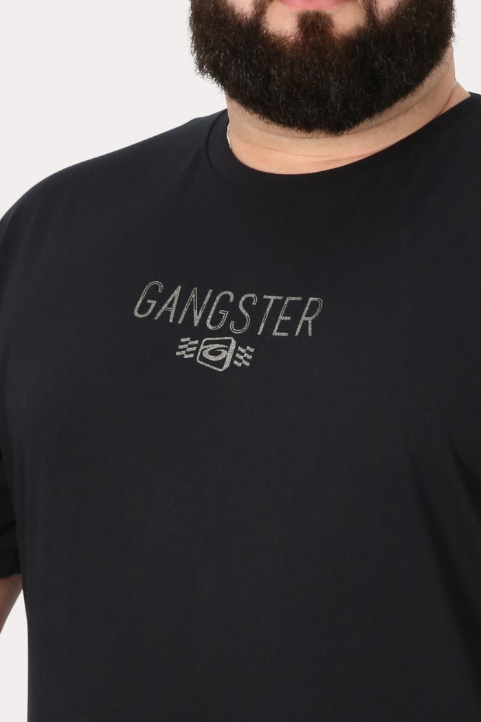 Plus Polera Mc Básica Force Negro Gangster - Gangster