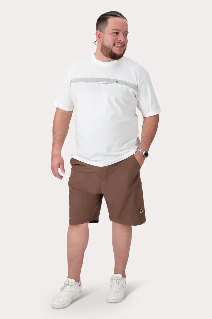 Plus Polera MC Basica Latic Blanco - Gangster