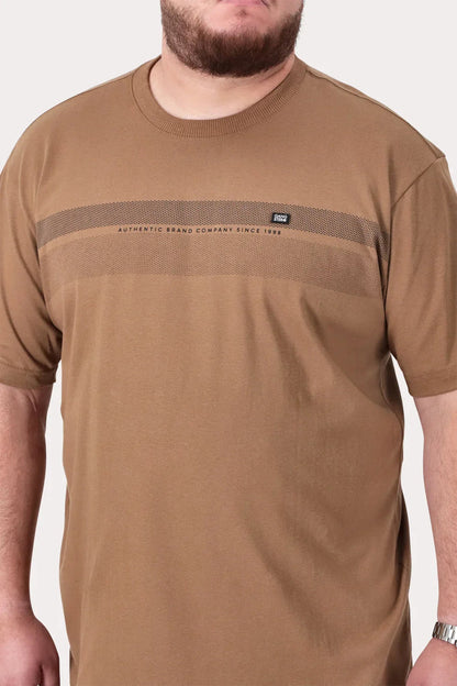 Plus Polera MC Basica Latic Café Oscuro - Gangster