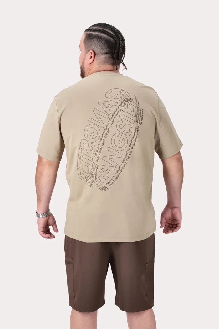 Plus Polera MC Basica Rocke Beige - Gangster