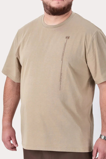 Plus Polera MC Basica Rocke Beige - Gangster