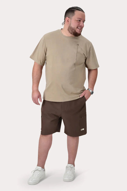 Plus Polera MC Basica Rocke Beige - Gangster
