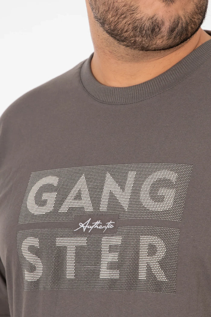 Plus Polera MC Basica Santa Gris - Gangster