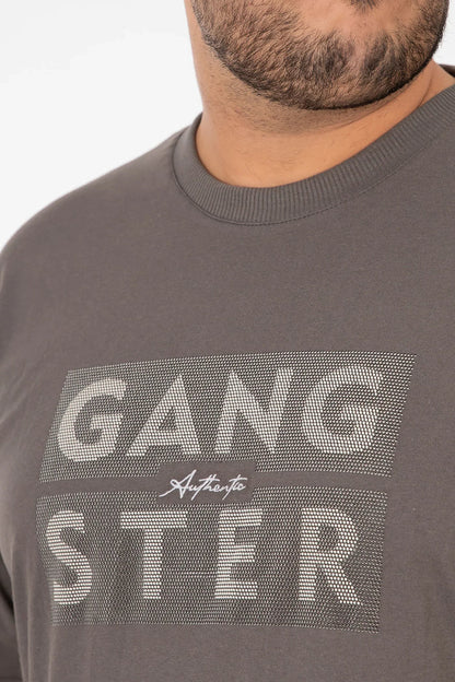 Plus Polera MC Basica Santa Gris - Gangster