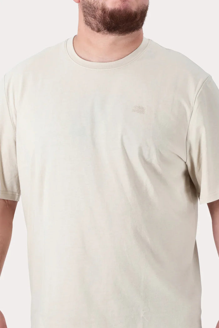 Plus Polera MC Basica Union Sq Beige - Gangster