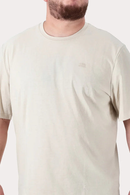 Plus Polera MC Basica Union Sq Beige - Gangster