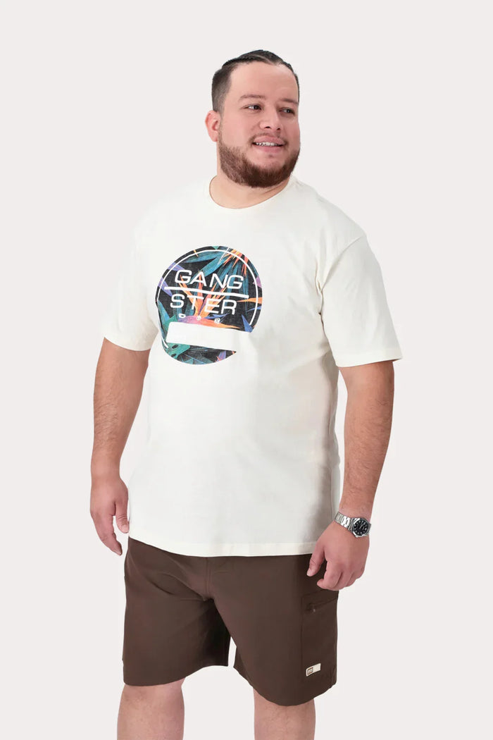 Plus Polera MC Basica Vine Blanco - Gangster