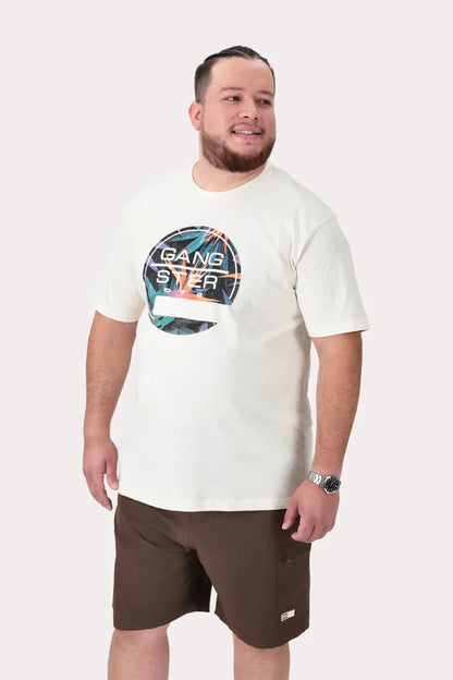 Plus Polera MC Basica Vine Blanco - Gangster
