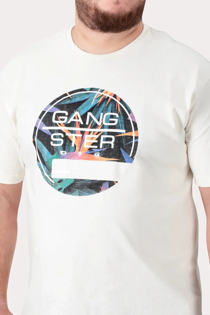 Plus Polera MC Basica Vine Blanco - Gangster