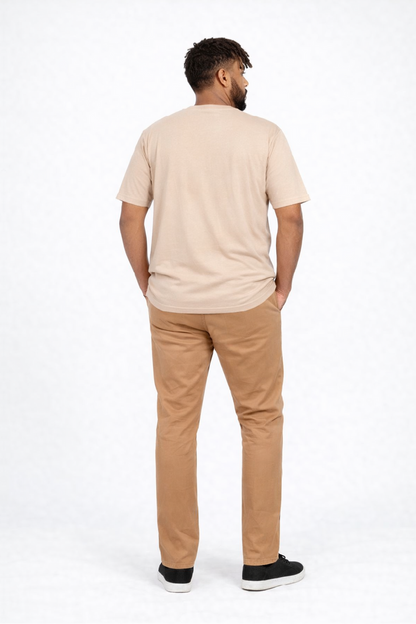 Plus Polera MC Textura Ranch Beige