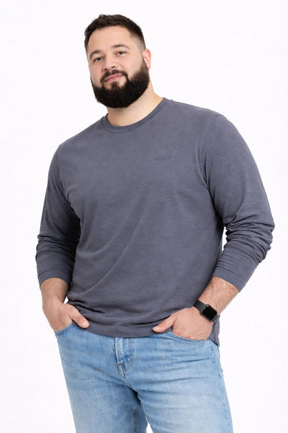 Plus Polera ML Field Gris
