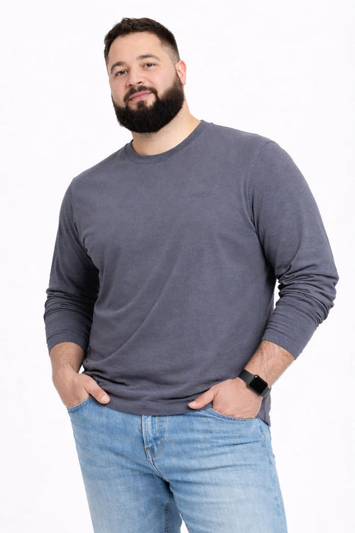 Plus Polera ML Field Gris