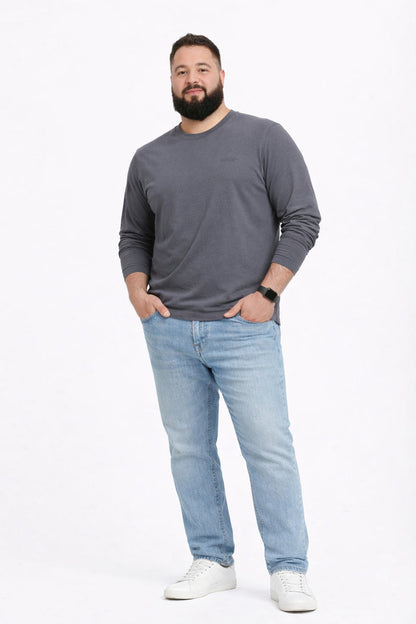 Plus Polera ML Field Gris