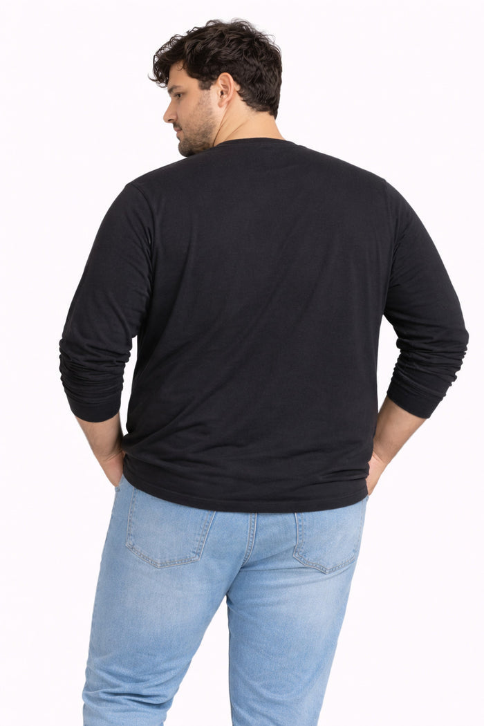 Plus Polera ML Field Negro